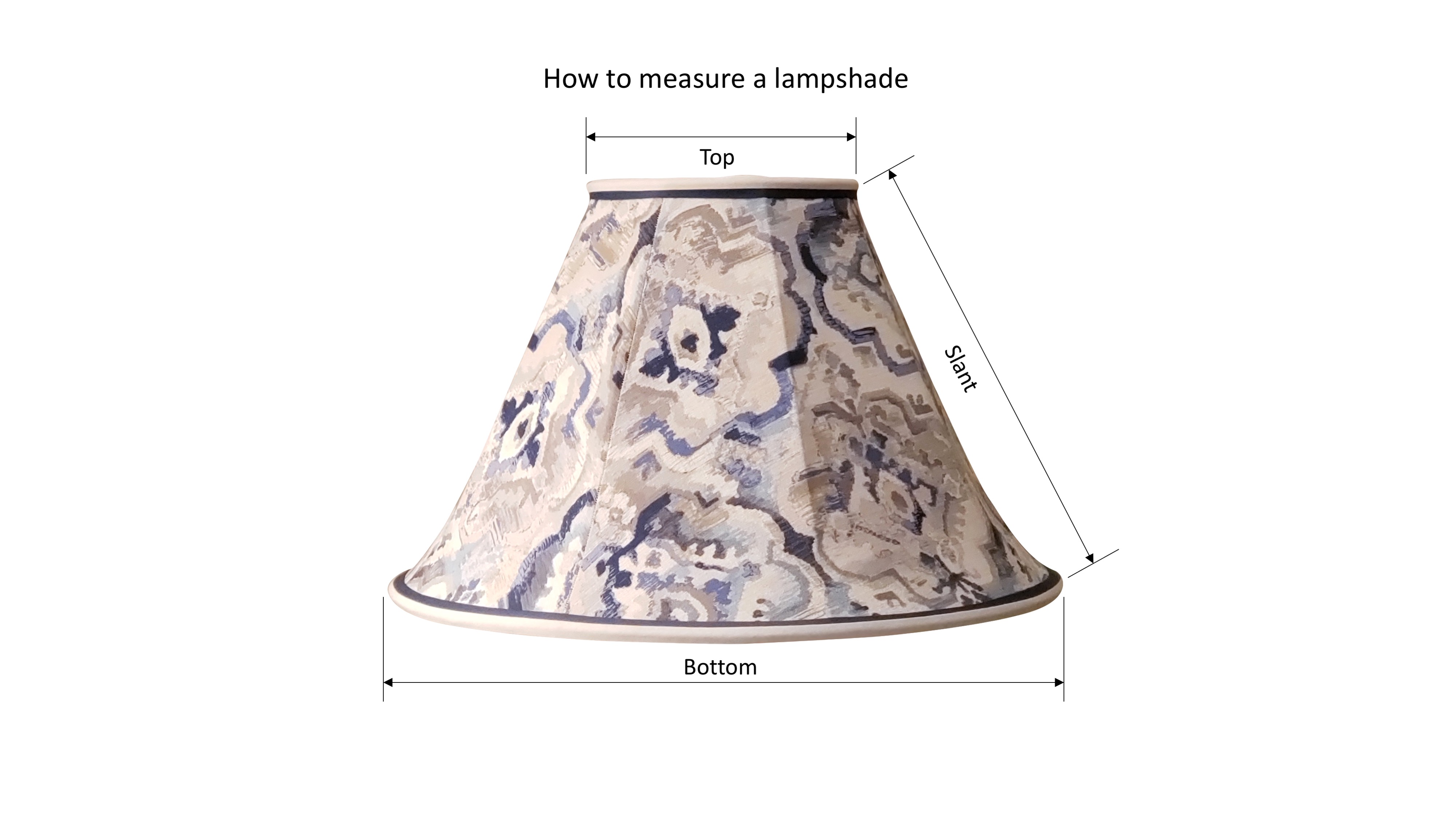 How to Measure a Lampshade Lampshade Connection